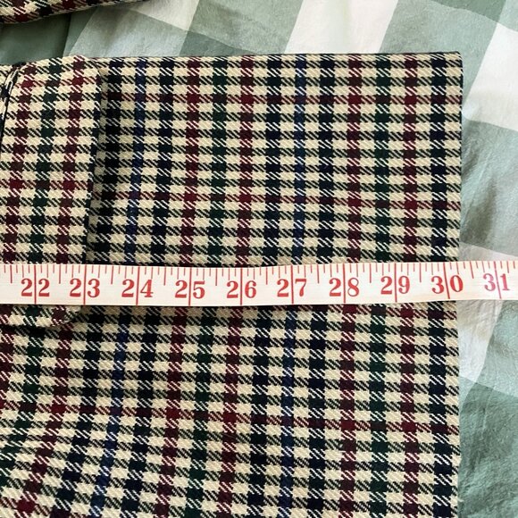 Vintage Talbots Wool Blazer Womens Houndstooth Suede Collar 80s 90s Classic - Picture 10 of 11